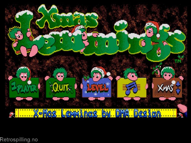 Holiday Lemmings '92 (X-mas Lemmings) - Amiga