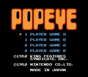 Popeye (NES, 1983)