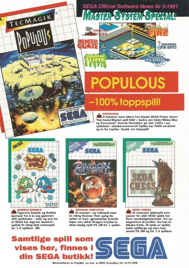 Sega News nr.3-1991