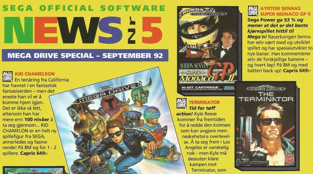 SEGA Official Software News nr. 5 – 1992