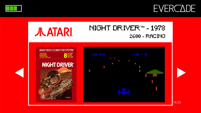 Evercade 1 - Atari Collection 1 - Night Driver