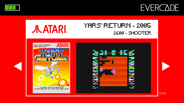 Evercade 1 - Atari Collection 1 - Yars' Return