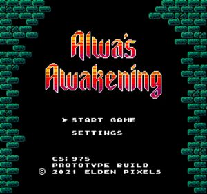 Alwa's Awakening NES beta