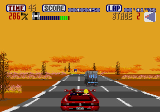 Out Run (Mega Drive, 1991)