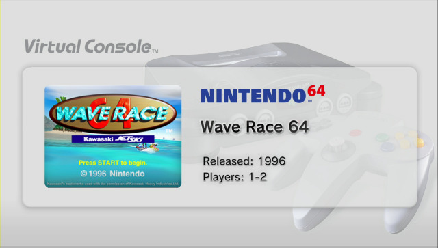 Wave Race (Nintendo 64, 1996)