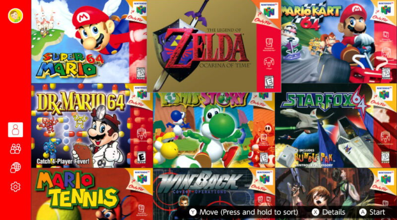 Nintendo Switch Online - Nintendo 64 & Mega Drive