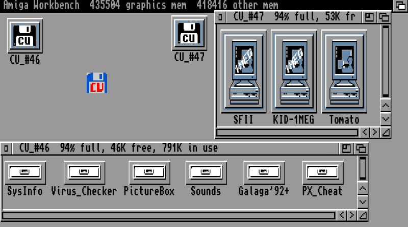 Amiga coverdisk 46 & 47