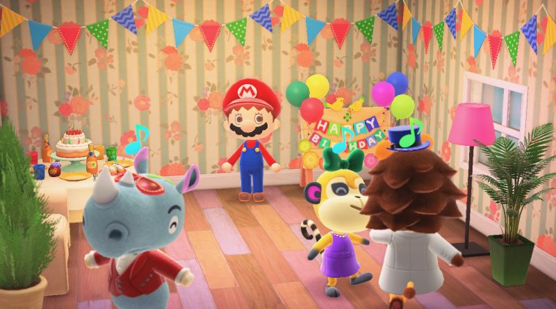 Bursdag i Animal Crossing: New Horizons