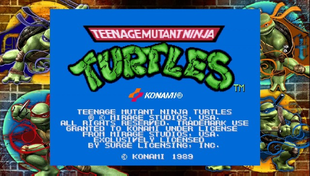 TMNT 1989 Arcade (Xbox 360, 2007) / Teenage Mutant Ninja Turtles (arkade, 1989)