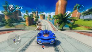 ommer i spill 2022: Sonic & All Stars Racing Transformed (Xbox 360, 2012)