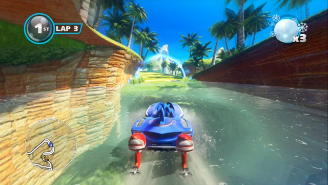 ommer i spill 2022: Sonic & All Stars Racing Transformed (Xbox 360, 2012)